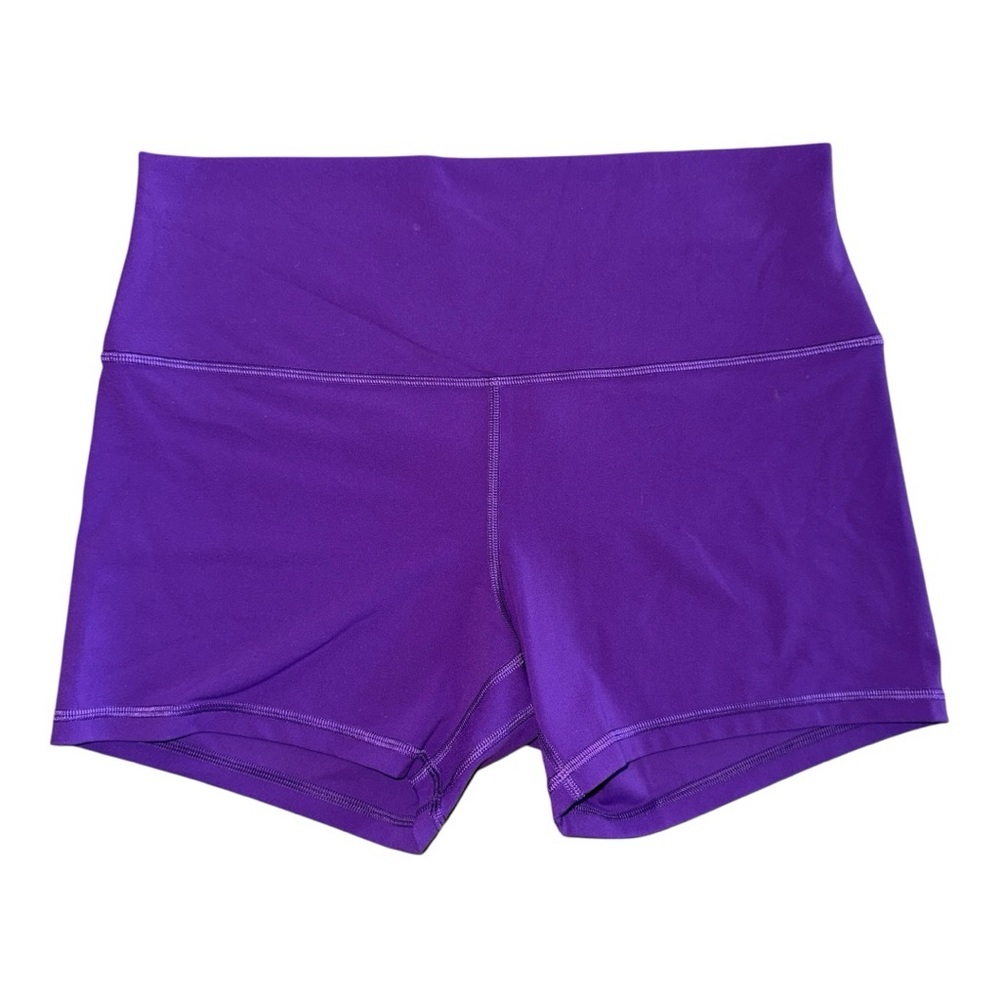 Lululemon Align High-Rise Short 4” Nulu College Purple Size 14 Yoga NWT - Picture 6 of 13